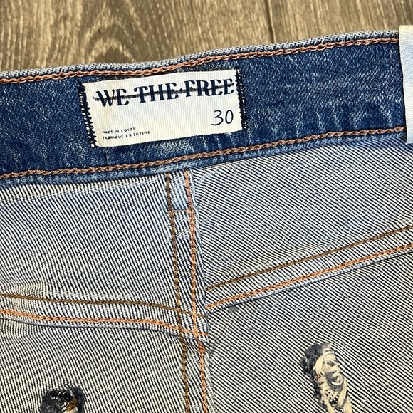 🥳HP🥳 We The Free by Free People Low Maintenance Mid Rise Crop Boot Vintage Jean - Picture 9 of 11